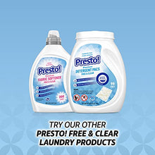 Load image into Gallery viewer, Amazon Brand - Presto Concentrated Liquid Laundry Detergent, Free & Clear, Hypoallergenic, Free of Perfumes Clear of Dyes, 110 Loads, 82.5 Fl Oz