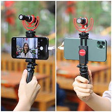 Load image into Gallery viewer, ULANZI Universal Phone Tripod Mount with Cold Shoe Mount, Rotated Cell Phone Clamp Holder Smartphone Clip Adapter for iPhone 11 Pro Max X XR Xs Max 8 7 Plus Samsung Galaxy s10 s9 Note10 Google OnePlus