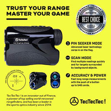 Load image into Gallery viewer, TecTecTec VPRO500 Golf Rangefinder - Laser Range Finder with Pinsensor - Laser Binoculars - with Battery