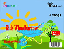 Load image into Gallery viewer, G & F Products G & F 10041 JustForKids Kids Wheel Barrel made of real metal kids size