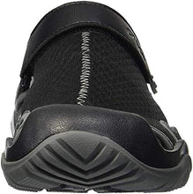 Load image into Gallery viewer, crocs Men's Swiftwater Mesh Deck Sandal Sport, Black, 12 M US