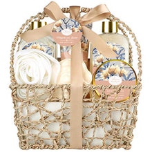 Load image into Gallery viewer, Home Spa Gift Basket, Bath Spa Kit for Women, 3 Bath Set Bundle
