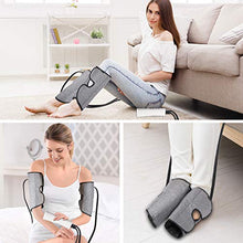 Load image into Gallery viewer, SHINE WELL Leg Massager for Circulation, Leg Compression Massager for Calf Foot and Arms, Calf Massager with 3 Modes 3 Intensities 2 Timing, Helpful for Restless Legs Syndrome Relief, Pain Relief