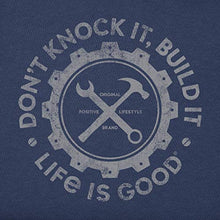 Load image into Gallery viewer, Life is good Men's Standard Crusher Graphic T-Shirt Build It, Darkest Blue, XX-Large