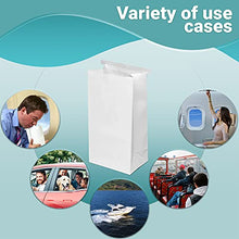 Load image into Gallery viewer, APQ Pack of 1000 Seamless Wire Tie Air Sickness Bags, 4.5 x 2.5 x 8.5 Disposable Vomit Bags 4 1/2 x 2 1/2 x 8 1/2. Polyethylene Gusseted Bags 3 mil. Ideal for Industrial, Health Applications.