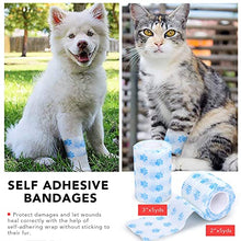 Load image into Gallery viewer, JUSAID Pet First Aid Kit, 105 Piece Nursing Supplies with Emergency Collar, First Aid Instructions and More Ideal for Home, Office, Travel, Car, Hiking, Any Emergencies for Pets, Dogs, Cats