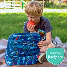 Load image into Gallery viewer, Lone Cone Kids' Insulated Lunch Box - Fun Patterns for Boys and Girls, Shark Attack, X-Large