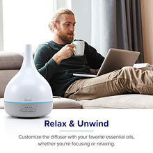 Load image into Gallery viewer, LEVOIT Essential Oil Diffuser, Aromatherapy Diffuser for Essential Oils, Cool Mist Humidifier,300ml Aroma Diffuser with 7 Color Lights & Timer, Auto Shut-off, BPA Free for Home Office Bedroom