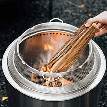 Load image into Gallery viewer, Solo Stove Stainless Steel Ranger Fire Pit Spark Screen with guilds Shield Protector Mesh Protective Spark Screen for Backyard and Outdoor fire pits Stops Hot Embers