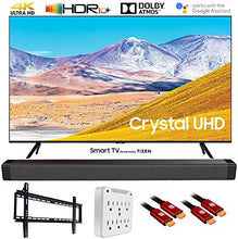 Load image into Gallery viewer, SAMSUNG UN65TU8000 65" 4K Ultra HD Smart LED TV (2020 Model) w/Deco Gear Soundbar Bundle