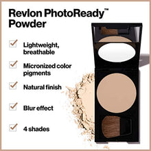 Load image into Gallery viewer, Face Powder by Revlon, PhotoReady Blurring Face Makeup, Longwear Medium- Full Coverage with Flawless Finish, Shine & Oil Free and-Fragrance Free, 020 Light Medium, 0.30 Oz