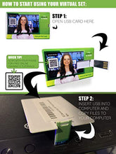 Load image into Gallery viewer, Modern Library Green Screen Virtual Set