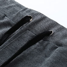 Load image into Gallery viewer, Men's Nine-Point Sweatpants Men Casual Hiking Trousers Sports Outdoor Drawstring Stretch Work Pants Trousers with Pockets Dark Gray