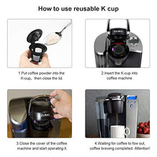 Load image into Gallery viewer, Reusable K Cups For Keurig, Reusable K CUP Coffee Filter Refillable Single K CUP for Keurig 2.0 1.0 BPA Free-6 Packs