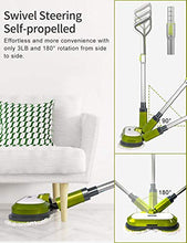 Load image into Gallery viewer, Cordless Electric Mop, Electric Spin Mop with LED Headlight and Water Spray, Up to 60 mins Powerful Floor Cleaner with 300ml Water Tank, Polisher for Hardwood, Tile Floors, Quiet Cleaning & Waxing