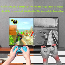 Load image into Gallery viewer, FastSnail Grips Compatible with Nintendo Switch Joy-Con, Wear-Resistant Handle Kit Compatible with Switch Joy Cons Controllers, 2 Pack (Blue and Red)