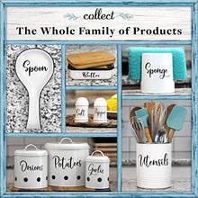 Load image into Gallery viewer, Home Acre Designs Salt and Pepper Shakers set Farmhouse Kitchen Decor Ceramic Salt Shaker -White Salt and Pepper Shaker - Wedding Registry Ideas Gifts Rustic Salt and Pepper Set Holder Table Decor