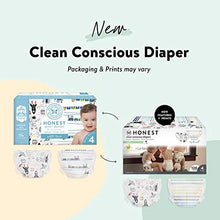 Load image into Gallery viewer, The Honest Company - Super Club Box, Clean Conscious Diapers, Space Travel + Classic Stripes, Size 4, 120 Count (Packaging May Vary)