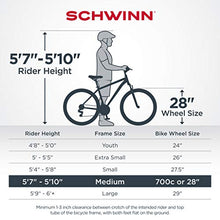 Load image into Gallery viewer, Schwinn Voyageur Electric Bike, Mid-Drive, Large Step-Through Frame, Dark Blue
