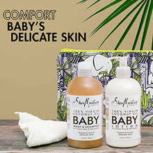 Load image into Gallery viewer, SheaMoisture Baby Gift Set Gift Sets Perfect For New Moms 100% Virgin Coconut Oil Sulfate-Free Wash & Shampoo + Lotion