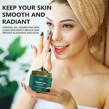 Load image into Gallery viewer, LEIUKS Green Tea Mask, Matcha Green Tea Face Mask, Deep Washing Blackhead Remover Mask, Green Tea Cleansing mask for Wrinkles, Blackheads, Pore, Acne for Women, Men - 5.3 OZ