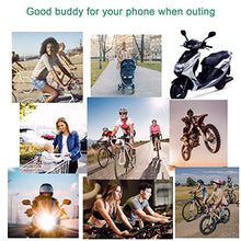 Load image into Gallery viewer, ihens5 Bike Phone Mount, Motorcycle & Mountain Bike Handlebar Phone Mount Bicycle Golf Cart Stroller Cell Phone Holder with Rubber Strap 360 Degrees Rotate for iPhone X 8 7 6 6s Plus Samsung (Green)