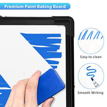 Load image into Gallery viewer, Small Dry Erase White Board, ARCOBIS 12"X16" Portable Magnetic White Board Double-Sided Desktop Foldable Whiteboard Easel for Students Classroom Home Office, Black