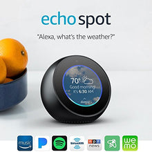Load image into Gallery viewer, Echo Spot - Smart Alarm Clock with Alexa - Black