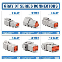 Load image into Gallery viewer, IWISS DEUTSCH DT Connector Kit in 2,3,4,6,8,12 Pin Configurations, Size 16 Stamped Formed Contacts(AWG 14), Wedgelock & Pin Extraction Tools, Ideal for Automotive Aftermarket Service, 519PCS