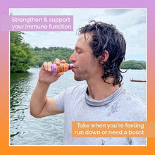 Load image into Gallery viewer, Ethan’s Organic Immune Boost Shots, Elderberry Flavor. Feel Better. Immunity Support, Made with Real Fruit, Vitamin C, Vitamin D, Reishi, Zinc, with No Added Sugar (12 Pack of 2oz Shots)