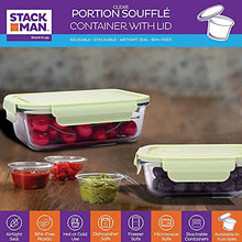 Load image into Gallery viewer, Glass Food Storage Containers Set, 62 Pack Storage Containers with Lids & BPA-free Disposable Plastic Portion Cups, Leak Proof Glass Meal Prep Containers, Airtight Bento Lunch Box with 10 Fruit Forks