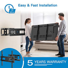 Load image into Gallery viewer, TV Wall Mount Bracket Full Motion Dual Swivel Articulating Arms Extension Tilt Rotation, Fits Most 26-55 Inch LED, LCD, OLED Flat&Curved TVs, Max VESA 400x400mm and Holds up to 99lbs by Pipishell
