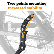 Load image into Gallery viewer, Sataway Bike Kickstand Adjustable Rear Mount Aluminum Alloy Bicycle Kickstand for 24” 26” 700C 27.5” 28” inch Mountain Bike Adult Bike