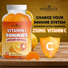 Load image into Gallery viewer, Vitamin C Gummies by New Age - Orange Vitamin C Gummy 2-Pack - Supports Healthy Immune System - Vegetarian Without Gluten - 120 Gummies