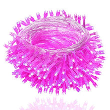 Load image into Gallery viewer, Fairy Lights Easter String Lights 33ft 100 LED with Memory Modes Controller, Extendable Outdoor Lights Decorations for Bedroom, Wedding, Christmas, Festival Party, Patio, Indoor and Outdoor (Pink)