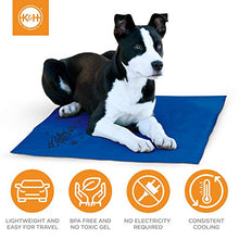 Load image into Gallery viewer, K&H Pet Products Coolin' Pet Pad Large Blue 20" x 36"