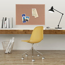 Load image into Gallery viewer, Quartet Cork Board Bulletin Board, 23" x 35" Framed Corkboard, Oak Frame, Decorative Hanging Pin Board, Perfect for Office & Home Decor, Home School Message Board or Vision Board (35-380352)