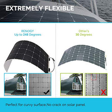 Load image into Gallery viewer, Renogy Flexible Solar Panel 175 Watt 12 Volt Monocrystalline Semi-Flexible Bendable Mono Off-Grid Charger for Marine RV Cabin Van Car Uneven Surfaces