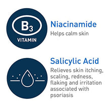 Load image into Gallery viewer, CeraVe Cleanser for Psoriasis Treatment | With Salicylic Acid for Dry Skin Itch Relief & Latic Acid for Exfoliation | Fragrance Free & Allergy Tested | 8 Ounce