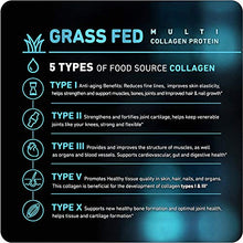Load image into Gallery viewer, Multi Collagen Pills (Types I,II,III,V,X) 150 Capsules 3300 mg Grass Fed Collagen Peptides Enhanced Absorption for Anti-Aging, Hair Growth & Nails, Healthy Joints & Skin, Hydrolyzed Protein Supplement