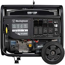 Load image into Gallery viewer, Westinghouse WPro8500 Super Duty Industrial Portable Generator - 8500 Rated Watts & 11500 Peak Watts - Gas Powered - Electric & Remote Start - OSHA & CARB Compliant