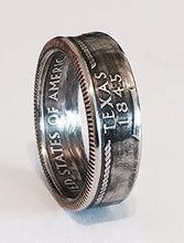 Load image into Gallery viewer, "Real U.S. Quarter Coin Rings. From years 1965 to 2008 and from all States"