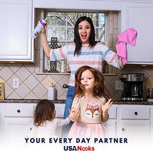 Load image into Gallery viewer, USANOOKS Microfiber Cleaning Cloth - 50 Pcs (12x12 in) - Cleaning Rags - Microfiber Towels for Cars - Softer and More Absorbent - Lint Free Cloth