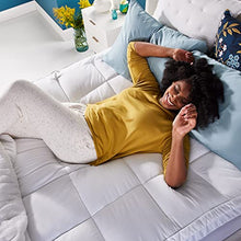 Load image into Gallery viewer, Sleep Innovations Dual Layer Enhanced Support Gel Memory Foam Mattress Topper, 4 Inches, King