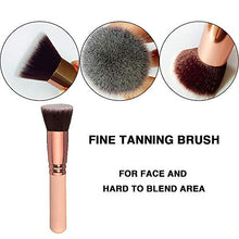 Load image into Gallery viewer, 4 Pack Self Tanning Mitt Applicator Kit, with Self Tanning Glove, Self Tan Back Applicator, Exfoliating Glove, Flat Top Self Face Tanner Brush, for Self Sunless Tan Fake Bake Tan (brown)