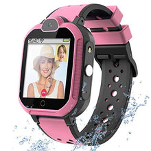 Load image into Gallery viewer, 4G GPS Kids Smartwatch Phone - Boys Girls Waterproof Watch with GPS Locator 2 Way Call Camera Voice & Video Chat SOS Alarm Pedometer WiFi Wrist Watch Birthday Back to School Gifts for Students,4G Pink
