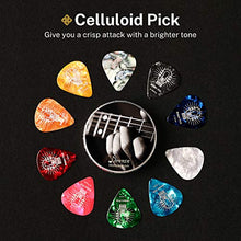 Load image into Gallery viewer, Donner Celluloid Guitar Picks 16 Pack and Donner 3 Pack Guitar Wall Mount