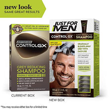 Load image into Gallery viewer, Just For Men Control GX Grey Reducing Shampoo, Gradual Hair Color for Stronger and Healthier Hair, 4 Fl Oz (Pack of 1) - Packaging May Vary