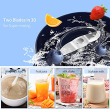 Load image into Gallery viewer, KING.Chef Portable Blender USB Rechargeable, Personal Blender for Shakes and Smoothies, Strong Power Mini Blenders for Smoothies with 13oz,for Travel Home Office