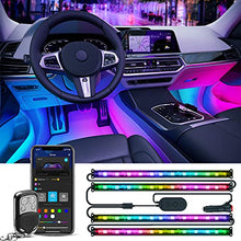 Load image into Gallery viewer, Govee Interior Car Lights with Smart App Control, RGBIC Car Lights with Music Sync Mode, DIY Mode and Multiple Scene Options, 2 Lines Design Car LED Lights for Cars, Trucks, SUVs